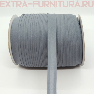 Косая бейка х/б  15мм 132м цв.316 серый 