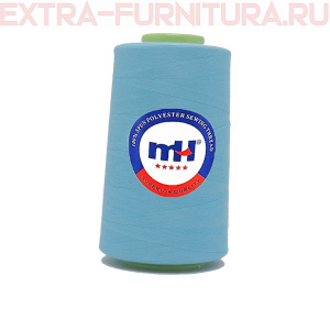 Нитки МН 40/2 п/э  5000 ярдов №255 бирюзово-голубой *