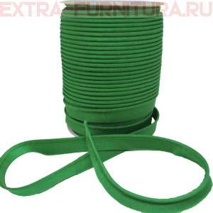 Кант атласный 12 мм, 72 ярда, цв. 243 зеленый А