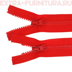 Молния Трактор Т5 2 замка 75см, цв.148 красный, LOGO