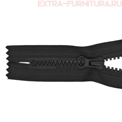 Молния Трактор Т5 1 замок 25см, цв. 322 черный, LOGO, н/р