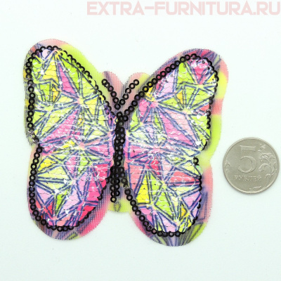 Термоаппликация Бабочка №8 ассорти