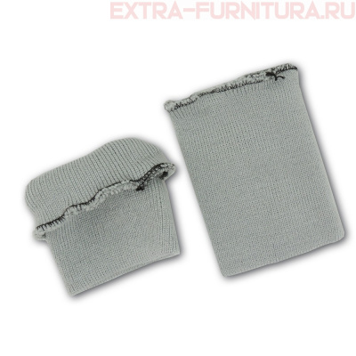 Манжет трикотажный 100% акрил цв. светло-серый, дл.10,5см (уп.125пар*4уп)