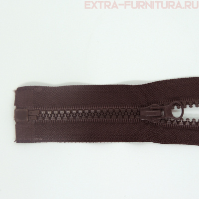 Молния Трактор Т5 1 замок 75см, цв.304 коричневый темный, LOGO