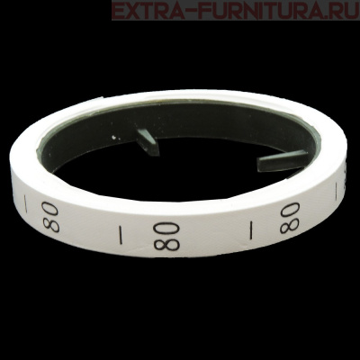 Размерник р-р 80, цв. белый, рул. 300 шт.