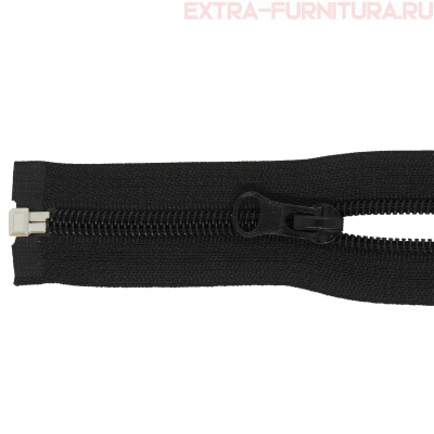 Молния Спираль разъемная дл. 40см, Т5, цв. черный LOGO