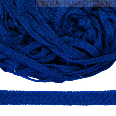 Шнур 34Ф плоский шир.7мм, цв.василек 33, уп.200м