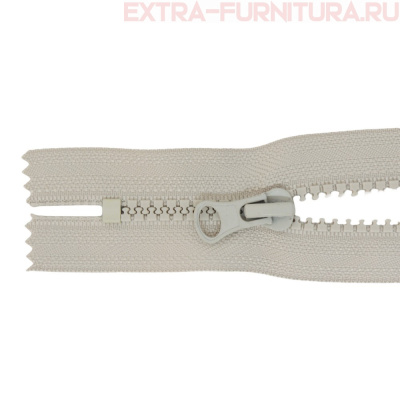 Молния Трактор Т5 1 замок 65см, цв.310 серый светлый, LOGO