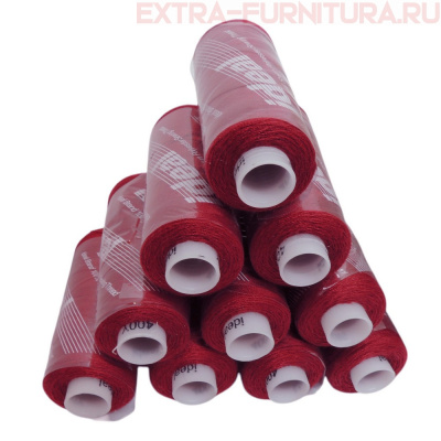 Нитки IDEAL бытовые 40/2 366м, цв.593 бордовый (уп.10шт)